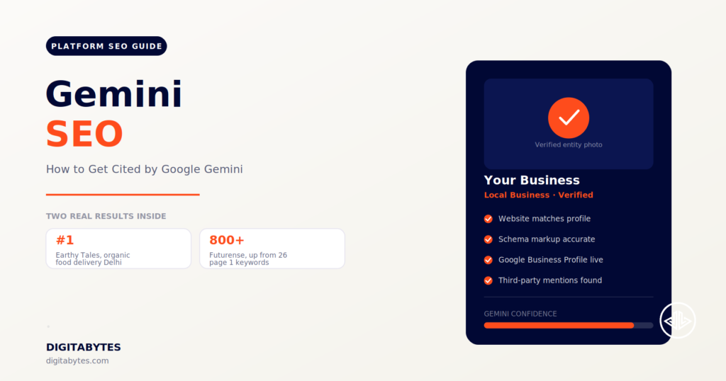 Gemini SEO: How to Get Cited by Google Gemini